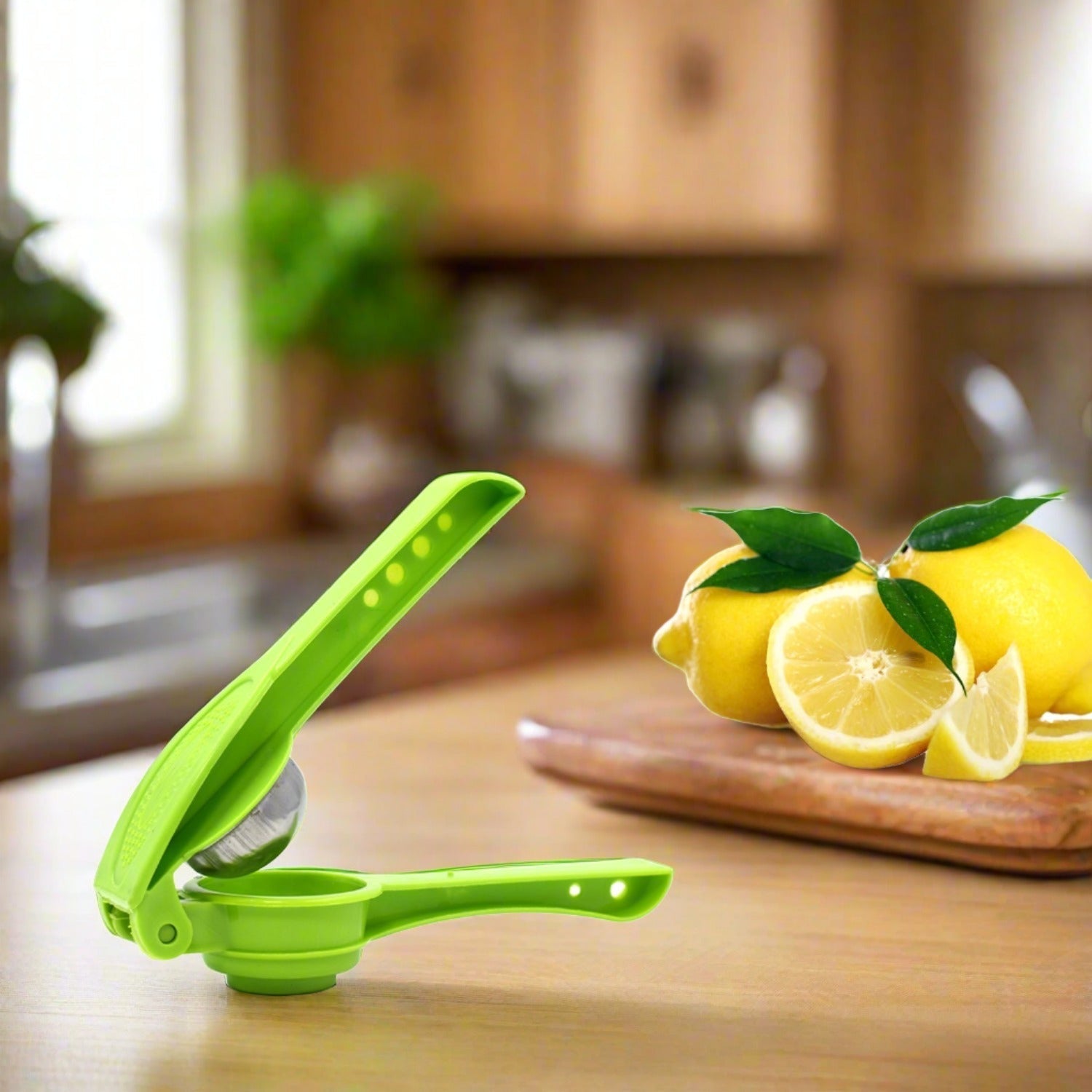 Multifunctional plastic lemon squeezer with opener Multifunctional plastic lemon squeezer with opener